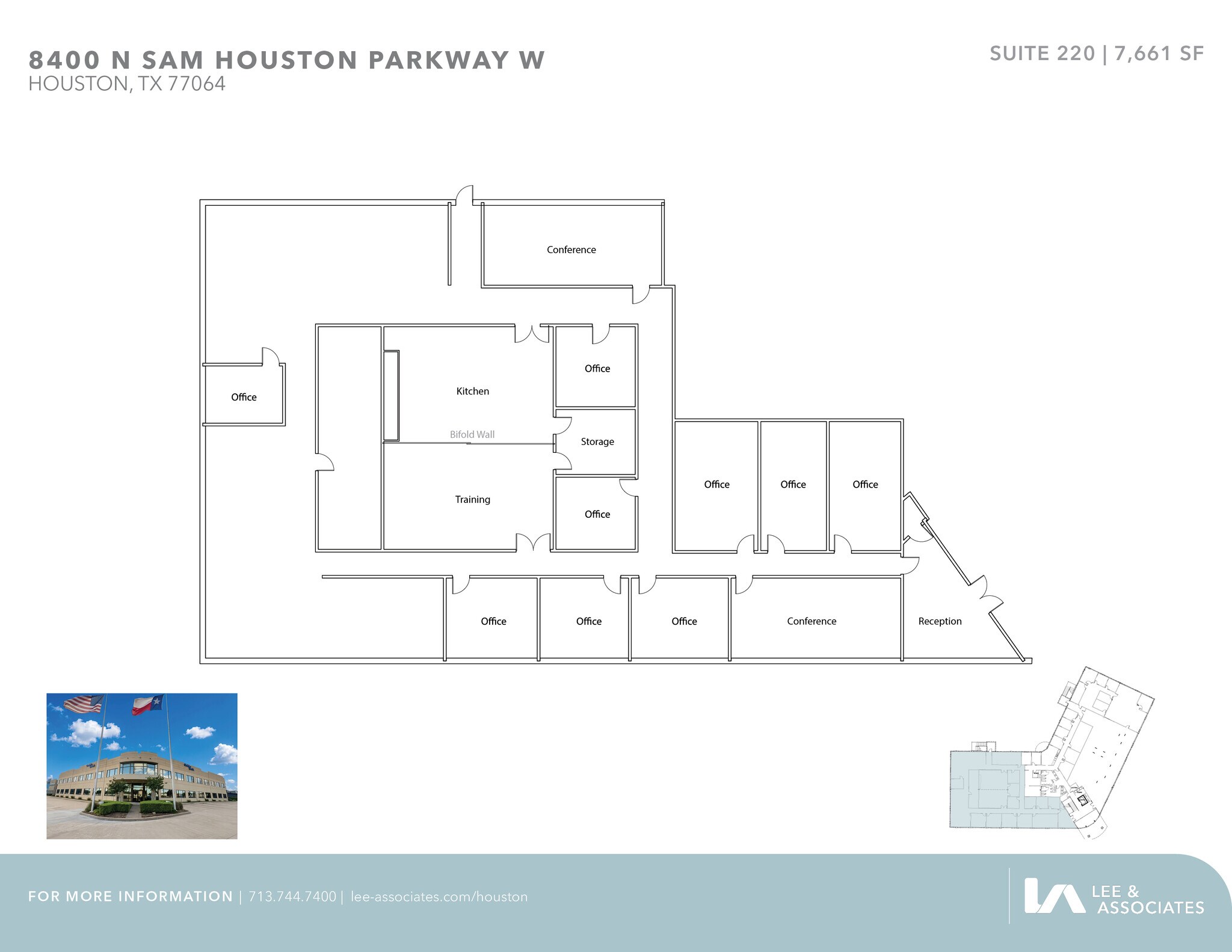8400 N Sam Houston Pky W, Houston, TX à louer Plan d’étage– Image 1 sur 1