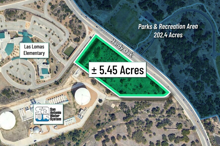 Hardy Oak Blvd & Huebner Road, San Antonio, TX à vendre - Aérien – Image 2 sur 4