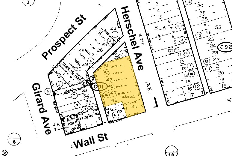 7920 Herschel Ave, La Jolla, CA à louer - Plan cadastral – Image 3 sur 3