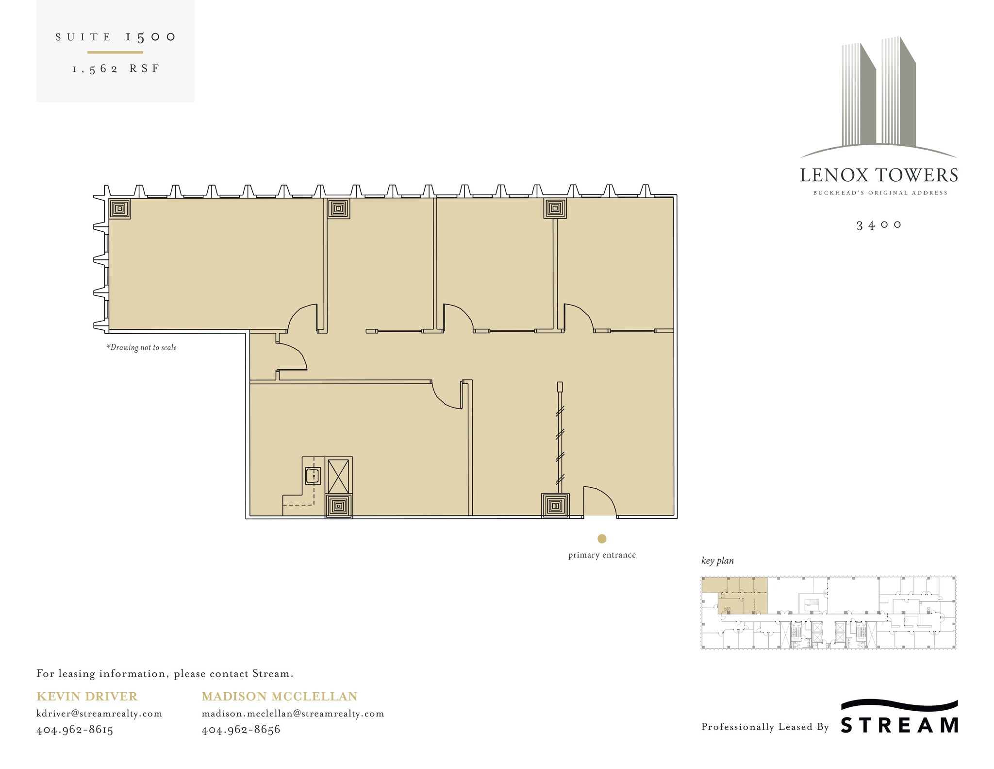 3400 Peachtree Rd NE, Atlanta, GA à louer Plan de site– Image 1 sur 1