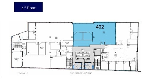 125 Boul Charest E, Québec, QC à louer Plan d’étage– Image 1 sur 1