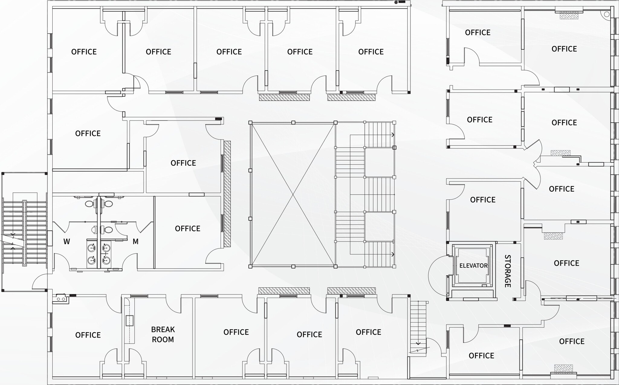 66-72 S 1st St, San Jose, CA à louer Plan d’étage– Image 1 sur 1
