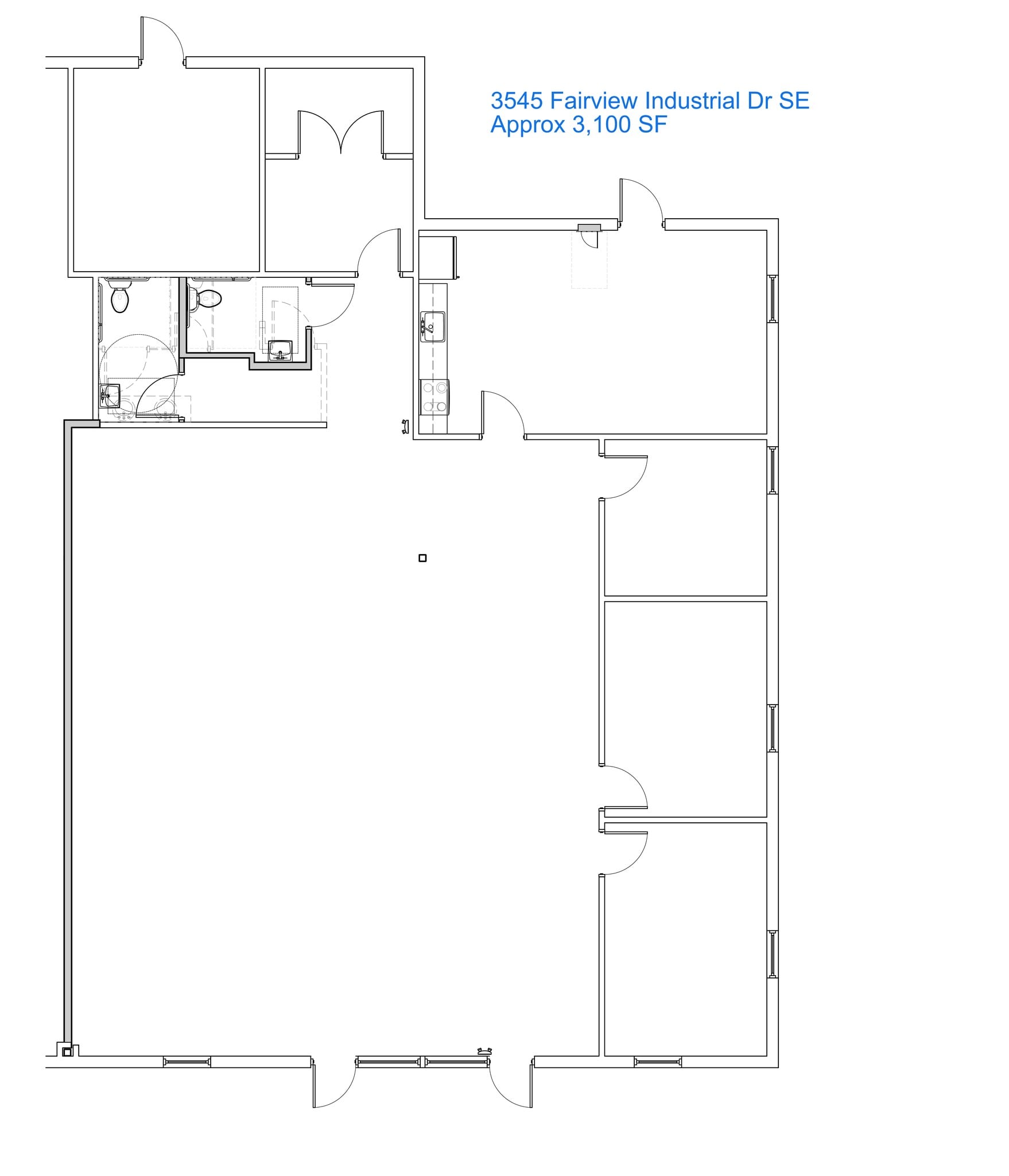 3513-3545 Fairview Industrial Dr SE, Salem, OR à louer Plan de site– Image 1 sur 5