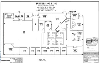 70 S Orange Ave, Livingston, NJ à louer Plan d’étage– Image 1 sur 1