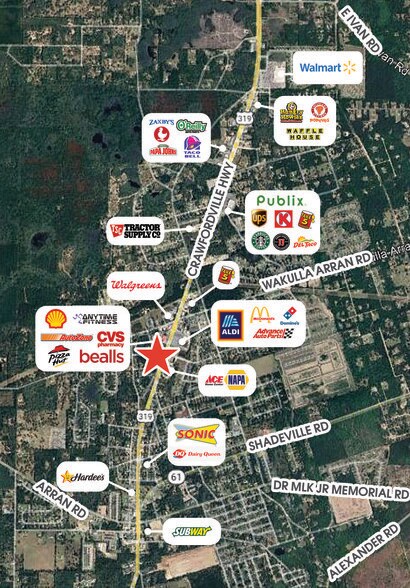 2698 Crawfordville Hwy, Crawfordville, FL à vendre - Photo de l’immeuble – Image 3 sur 3