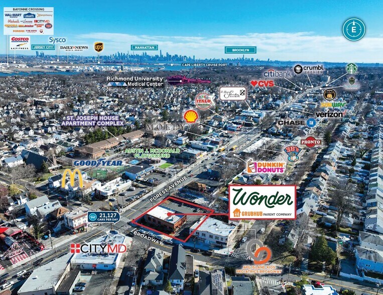 800 Forest Ave, Staten Island, NY à vendre - Aérien – Image 2 sur 6