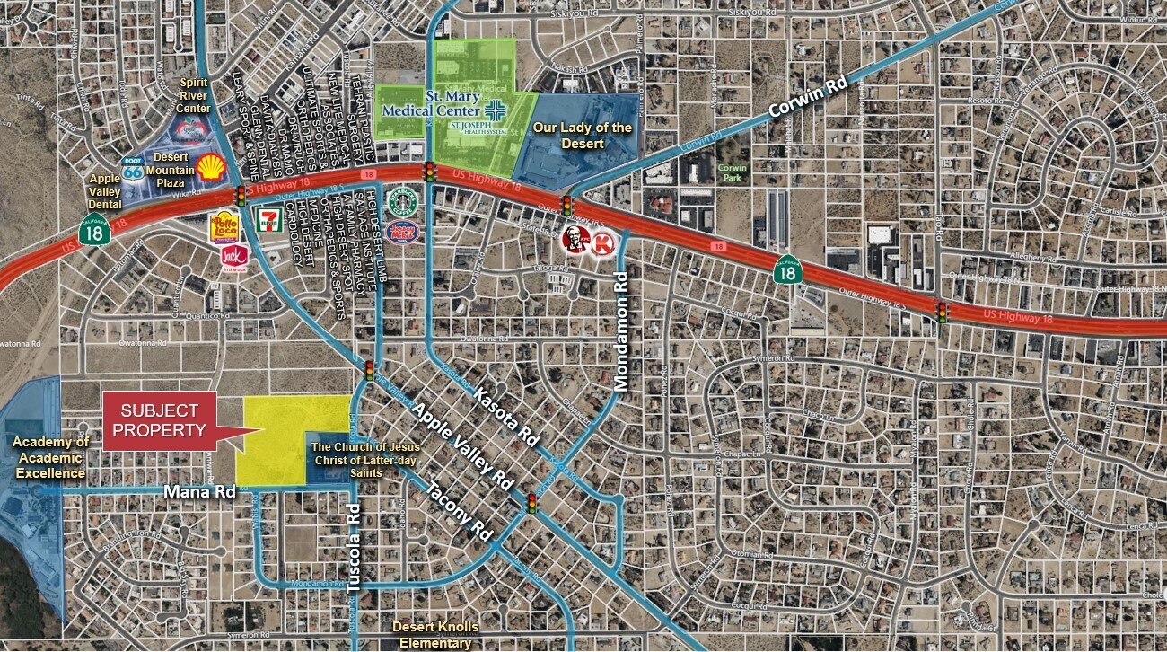 Tuscola Rd, Apple Valley, CA à vendre Photo de l’immeuble– Image 1 sur 3