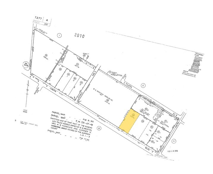 3131 Lomita Blvd, Torrance, CA à vendre - Plan cadastral – Image 2 sur 2