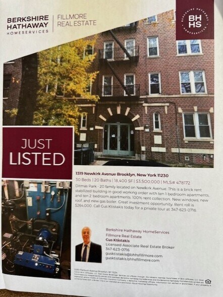 1319 Newkirk Ave, Brooklyn, NY à vendre - Photo de l’immeuble – Image 2 sur 2
