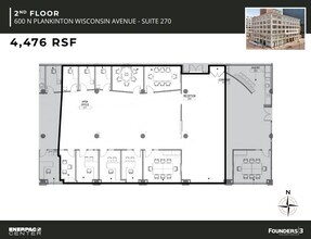 600 N Plankinton Ave, Milwaukee, WI à louer Plan d’étage– Image 1 sur 1