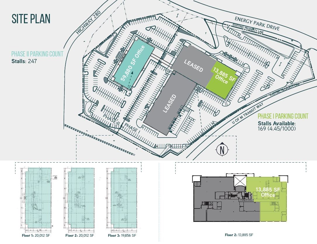 2340 Energy Park Dr, Saint Paul, MN à louer Plan de site– Image 1 sur 2