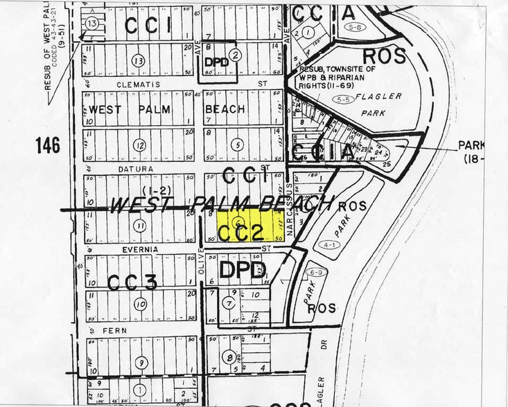 255 Evernia St, West Palm Beach, FL à vendre - Plan cadastral – Image 3 sur 47