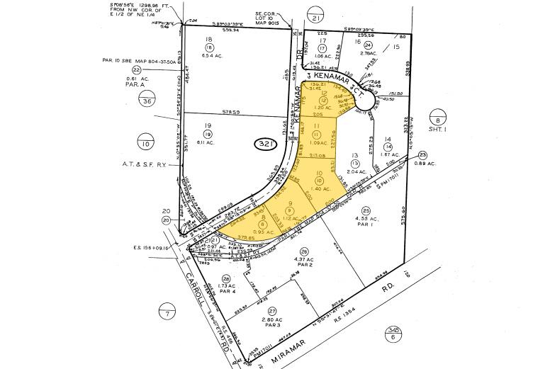 8949 Kenamar Dr, San Diego, CA à louer - Plan cadastral – Image 3 sur 6