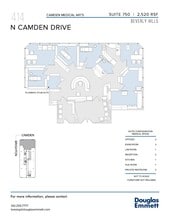 414 N Camden Dr, Beverly Hills, CA à louer Plan d’étage– Image 1 sur 1