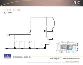 200 E Broward Blvd, Fort Lauderdale, FL à louer Plan d’étage– Image 1 sur 1