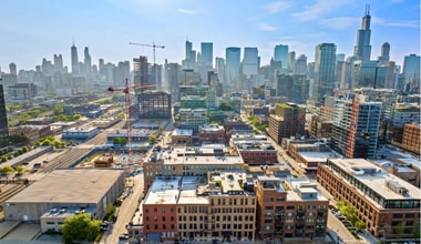 315 N Racine Ave, Chicago, IL - VUE AÉRIENNE  vue de carte - Image1