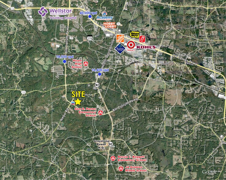 0 Bill Carruth Pky, Hiram, GA à vendre - Photo de l’immeuble – Image 2 sur 3