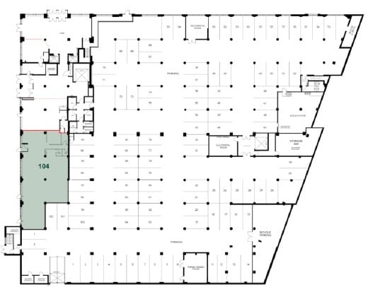 6250-6306 Av Du Parc, Montréal, QC à louer Plan d’étage– Image 1 sur 1