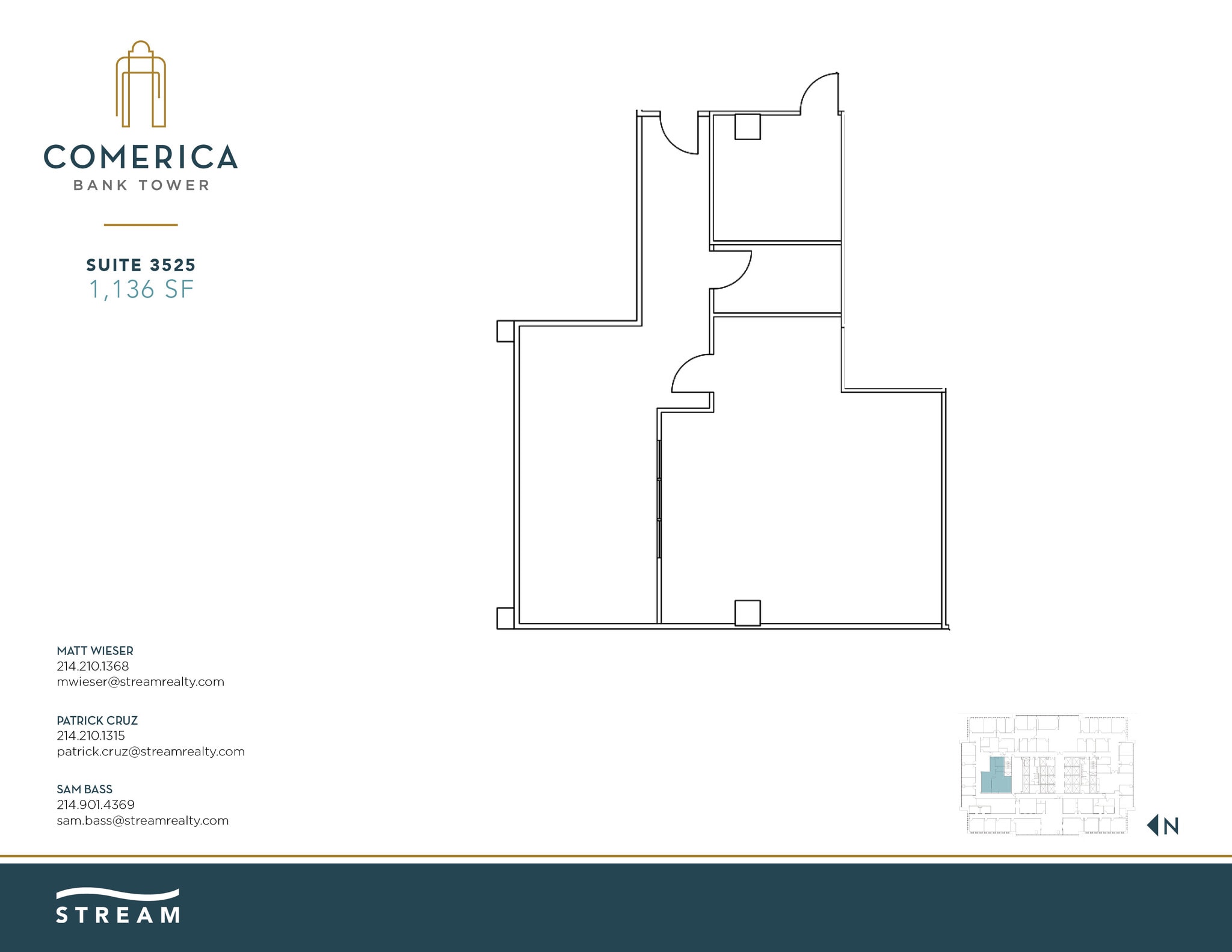 1717 Main St, Dallas, TX à louer Plan d’étage– Image 1 sur 1