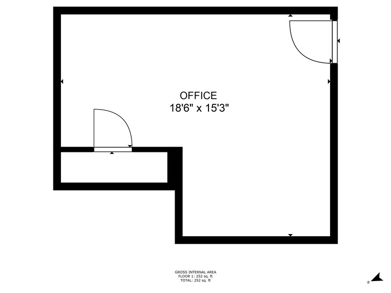 277 Grove St, Jersey City, NJ à louer - Plan d’étage – Image 2 sur 3