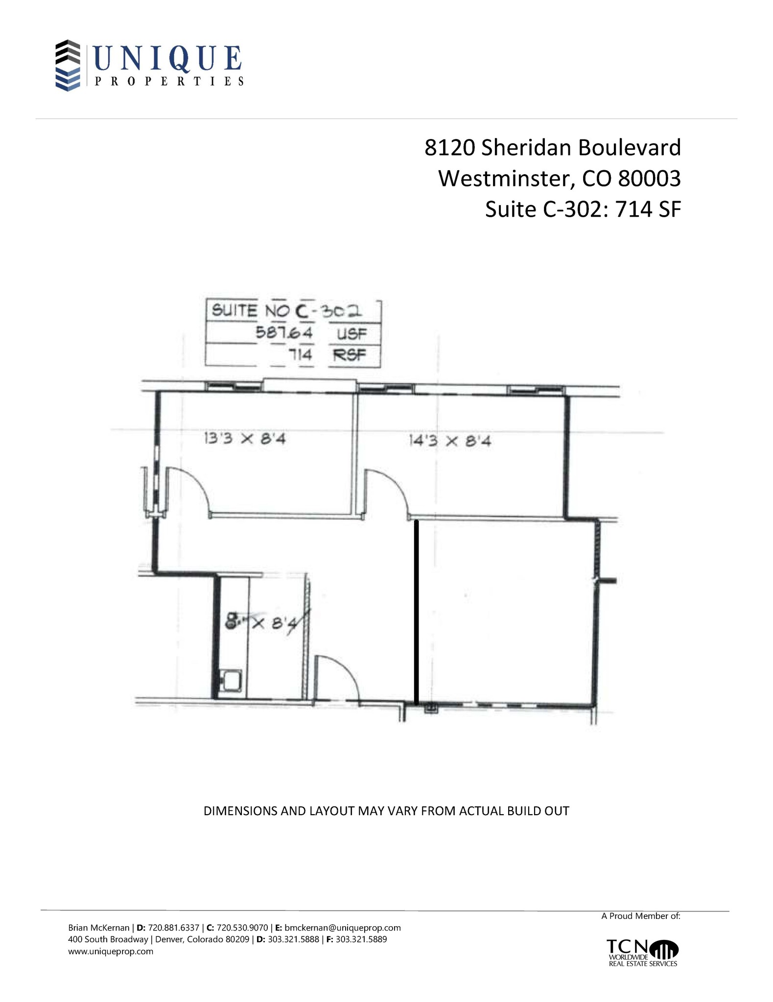 8120 Sheridan Blvd, Arvada, CO à louer Plan d’étage– Image 1 sur 1