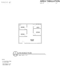 3013 N Rancho Dr, Las Vegas, NV à louer Plan d’étage– Image 1 sur 1