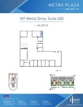 25 Metro Dr, San Jose, CA à louer Plan d’étage– Image 1 sur 1