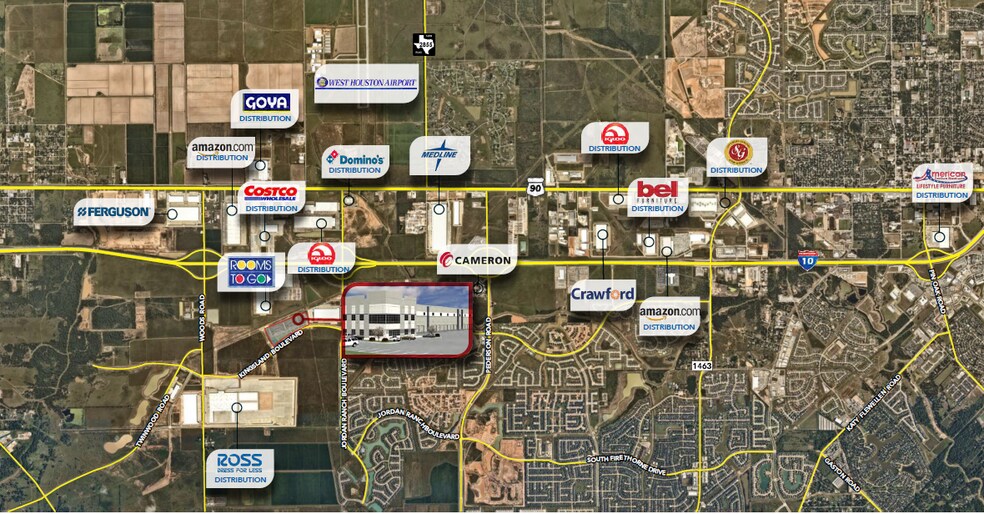 30910 Kingsland Blvd, Brookshire, TX à louer - Aérien – Image 3 sur 3
