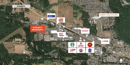 35900 Industrial Way, Sandy, OR - VUE AÉRIENNE  vue de carte