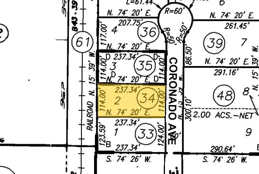 4211 Coronado Ave, Stockton, CA à louer - Plan cadastral – Image 3 sur 4