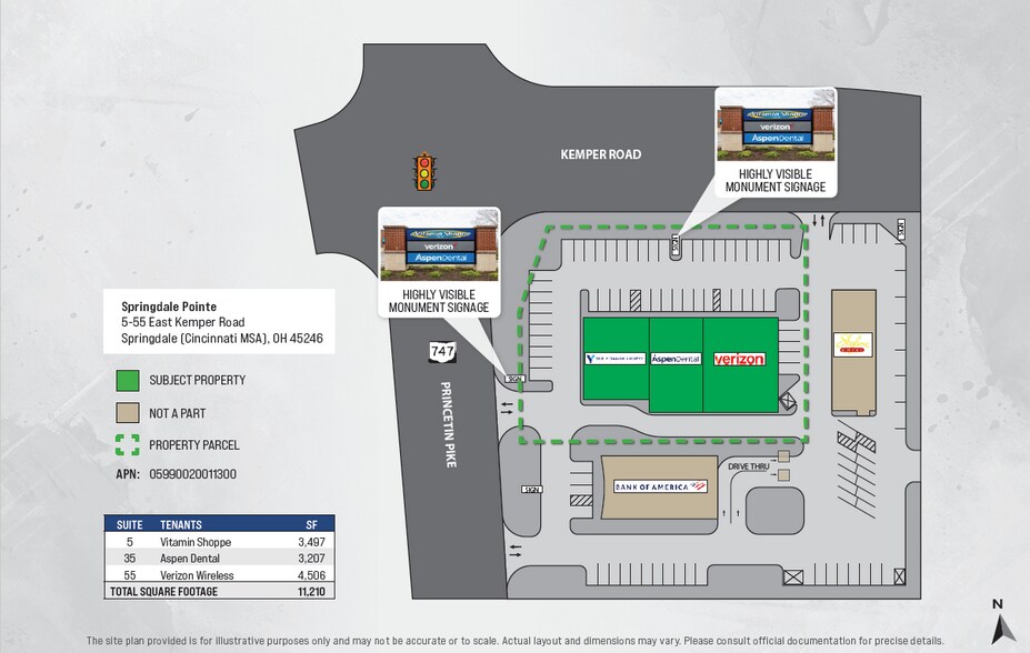 5-55 E Kemper Rd, Cincinnati, OH à vendre - Plan de site – Image 2 sur 5