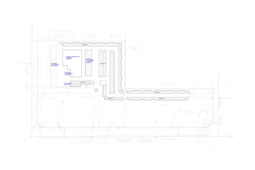 12th & Carefree Hwy, Desert Hills, AZ à vendre - Plan de site – Image 3 sur 3