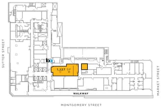 44 Montgomery St, San Francisco, CA à louer Plan d’étage– Image 1 sur 1