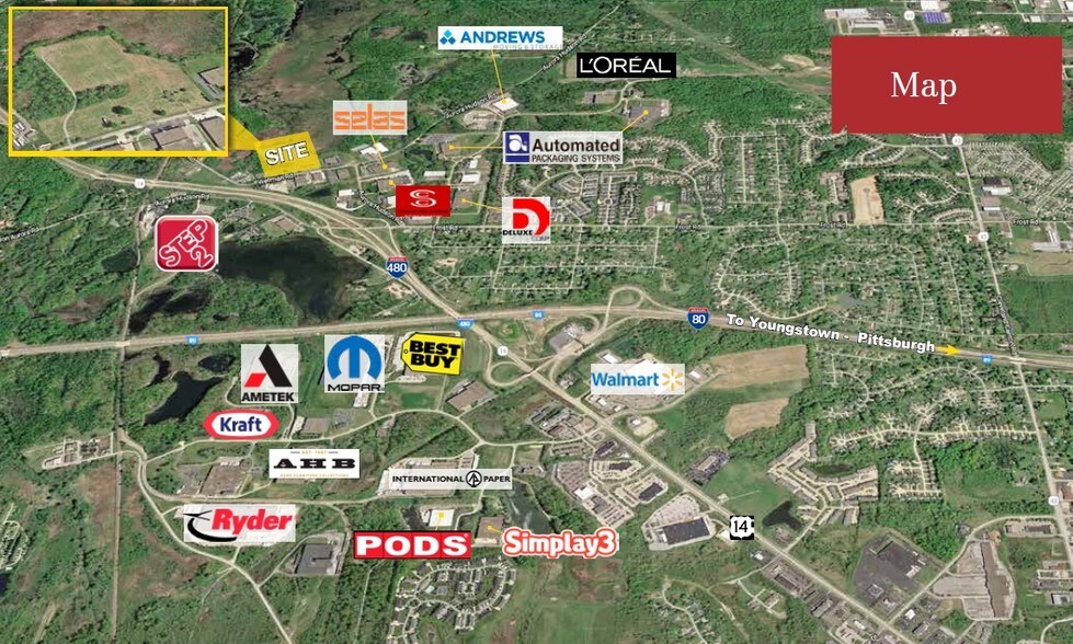 10069 Wellman Rd, Streetsboro, OH à louer - Aérien – Image 2 sur 12