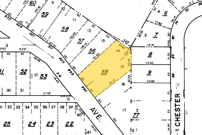 895 Sherwood Ave, Los Altos, CA à vendre - Plan cadastral – Image 3 sur 3