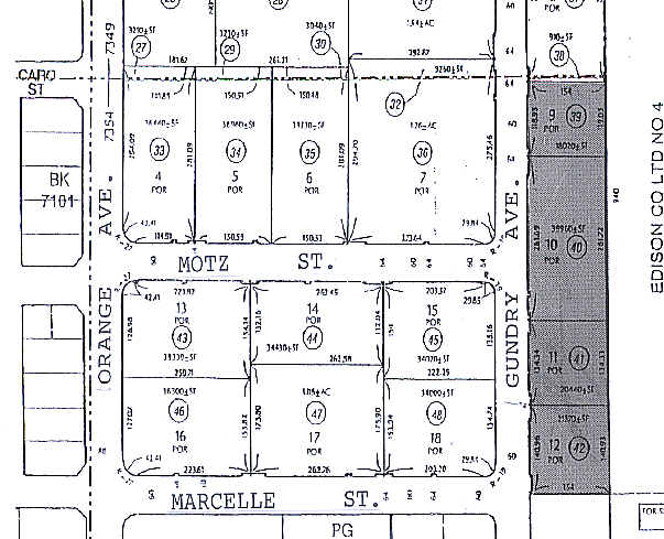 16220-16228 Gundry Ave, Paramount, CA à louer - Plan cadastral – Image 3 sur 26