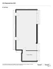 25 S Raymond Ave, Alhambra, CA à louer Plan d’étage– Image 1 sur 4