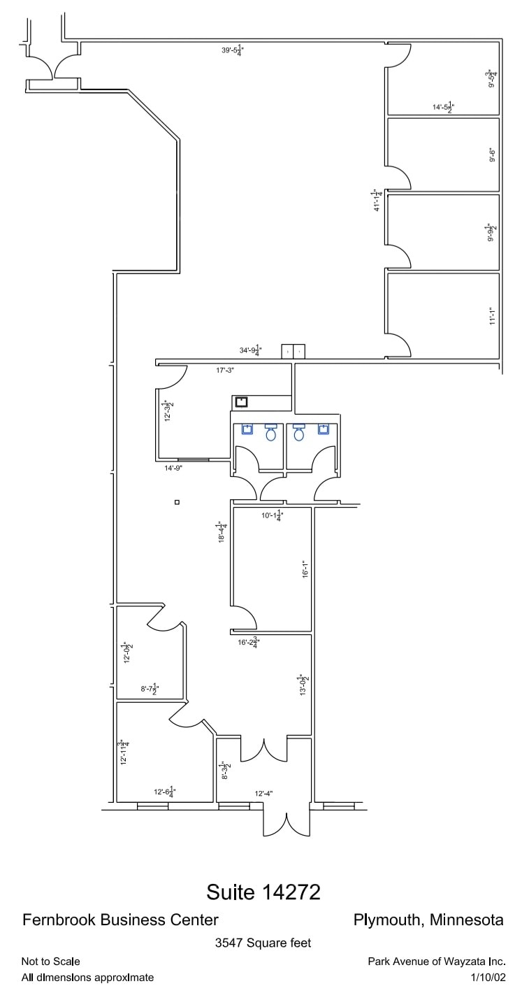 14200-14280 N 23rd Ave, Plymouth, MN à louer Plan d’étage– Image 1 sur 1