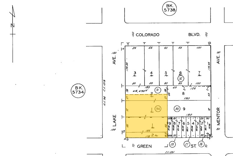 70 S Lake Ave, Pasadena, CA à louer - Plan cadastral – Image 2 sur 12