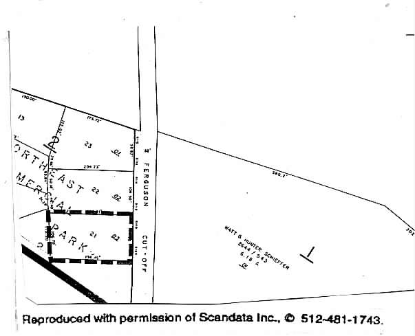 8108 Ferguson Cutoff Rd, Austin, TX à louer - Plan cadastral – Image 3 sur 4