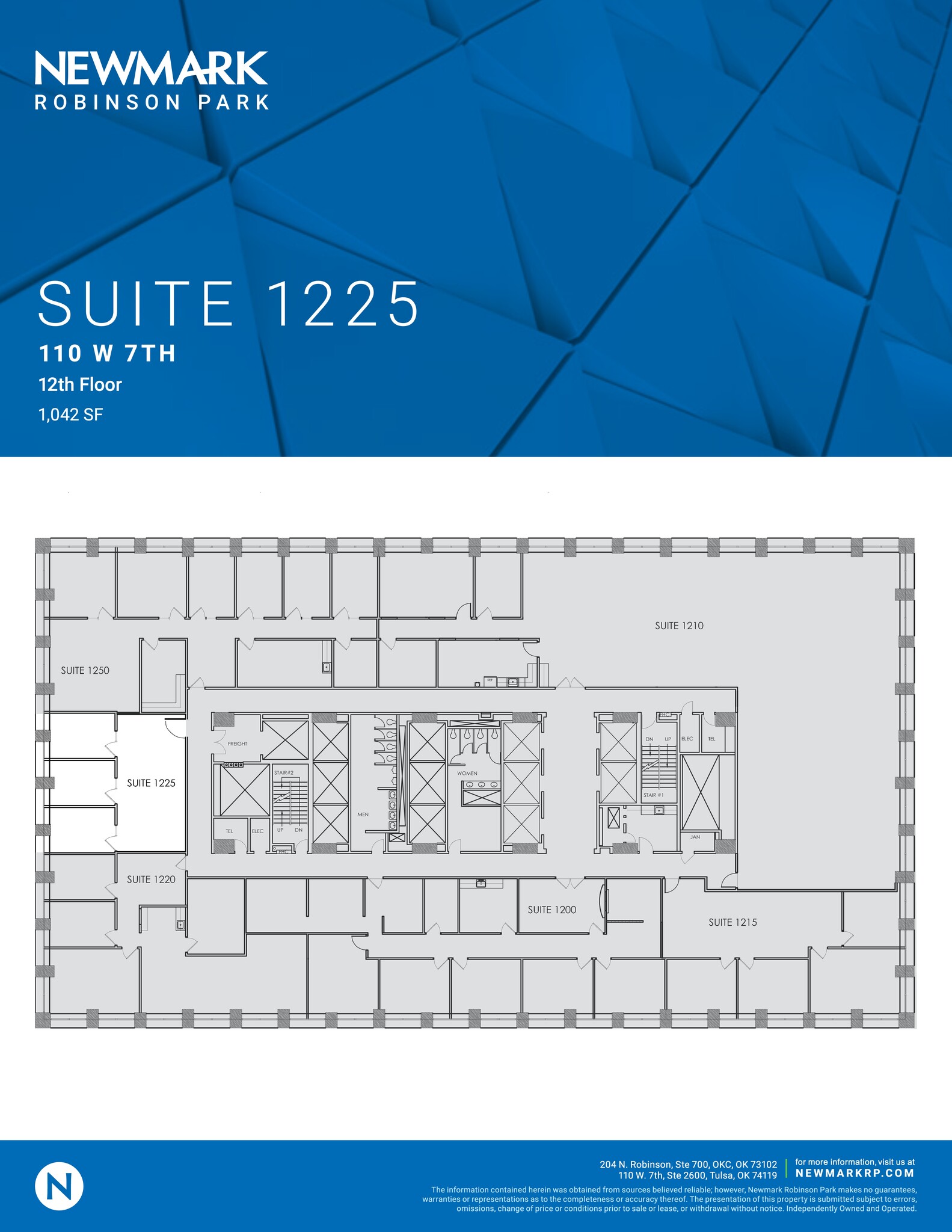 110 W 7th St S, Tulsa, OK à louer Plan de site– Image 1 sur 1
