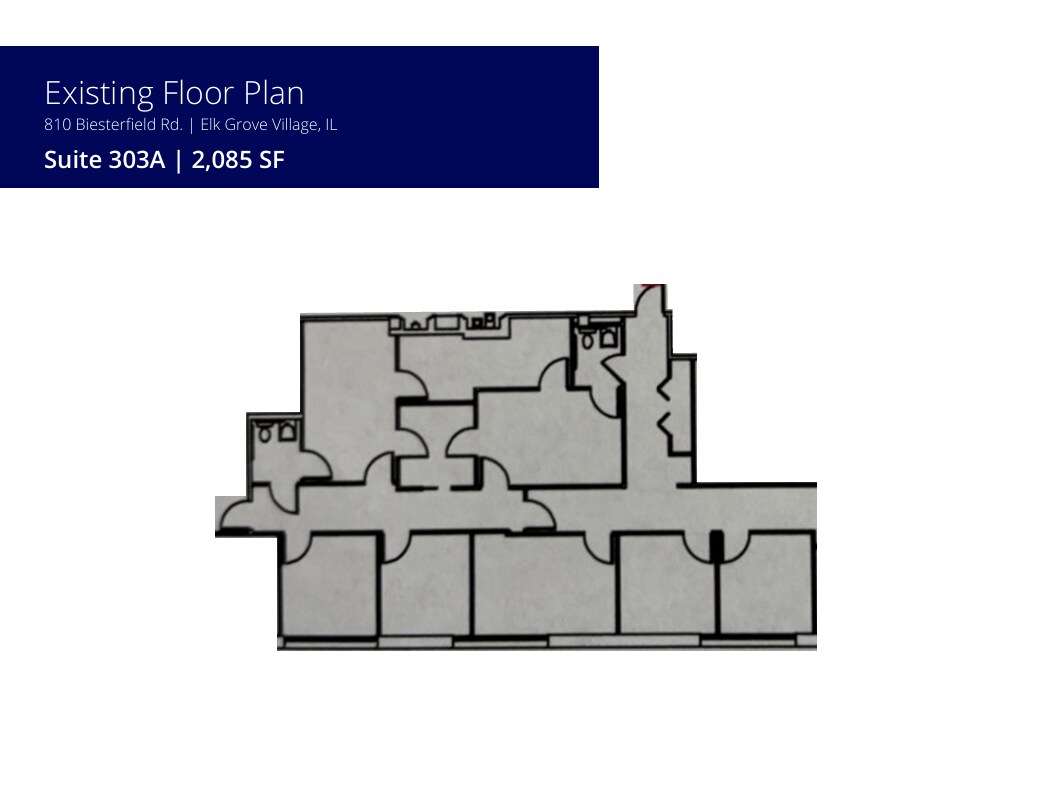 810 Biesterfield Rd, Elk Grove Village, IL à louer Plan d’étage– Image 1 sur 1