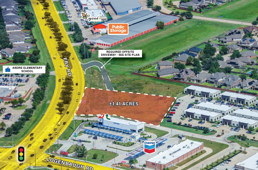 Fry Rd & Longenbaugh Rd, Cypress, TX à vendre - Aérien – Image 2 sur 3