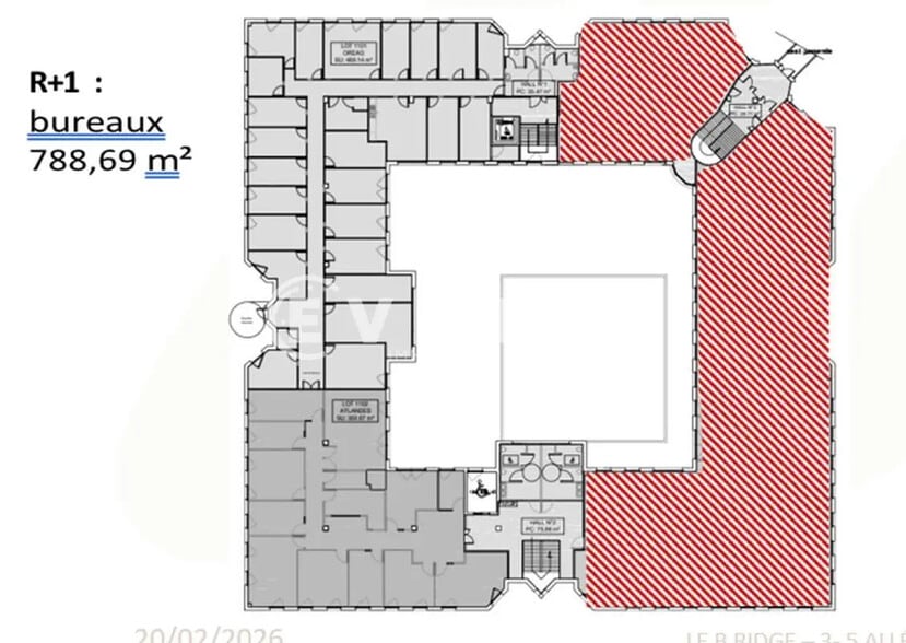 15 Avenue Léonard De Vinci, Pessac à louer - Plan d’étage – Image 2 sur 3