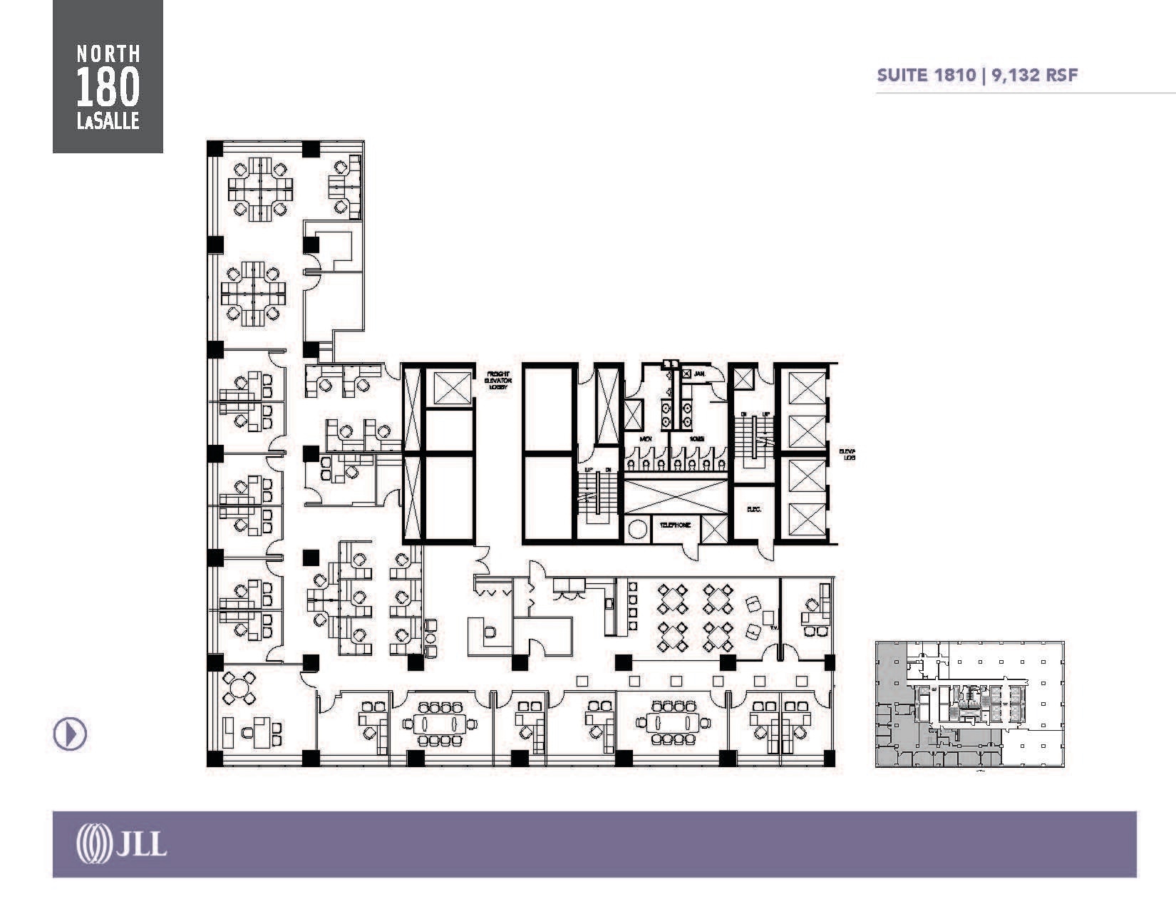 180 N LaSalle St, Chicago, IL à louer Plan d’étage– Image 1 sur 1