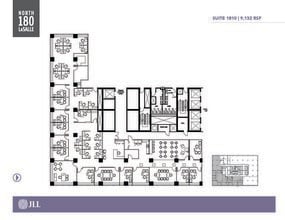 180 N LaSalle St, Chicago, IL à louer Plan d’étage– Image 1 sur 1