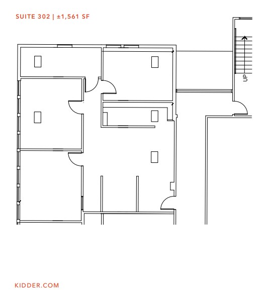 1520 The Alameda, San Jose, CA à louer Plan d’étage– Image 1 sur 1