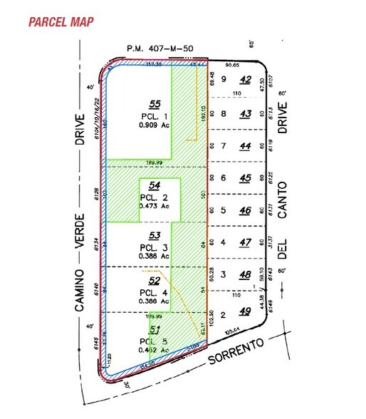 6104-6146 Camino Verde Dr, San Jose, CA à louer - Plan cadastral – Image 2 sur 3
