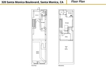 318-320 Santa Monica Blvd, Santa Monica, CA à louer Plan d’étage– Image 1 sur 1
