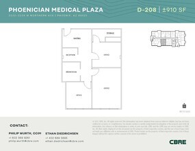 2222-2228 W Northern Ave, Phoenix, AZ à louer Plan d’étage– Image 1 sur 1